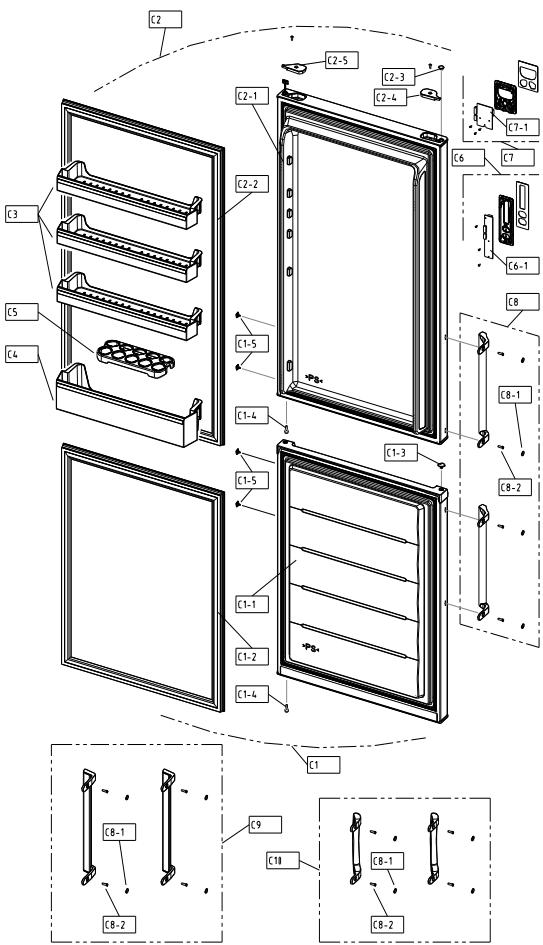 DAEWOO RN-361DS - 6.PART LIST - 4
