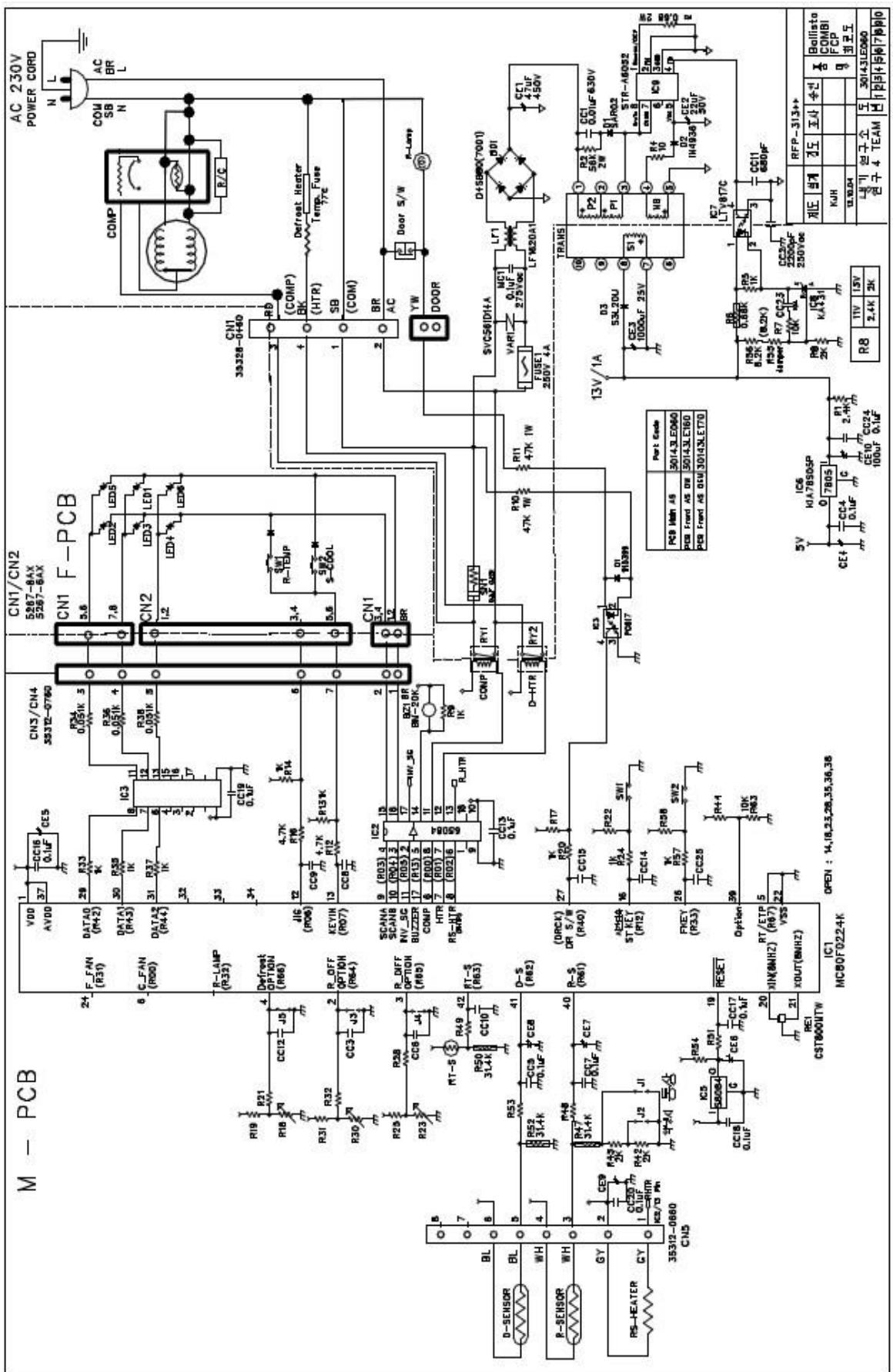 DAEWOO RN-361DS - 1-5. Temperature Diagram - 4