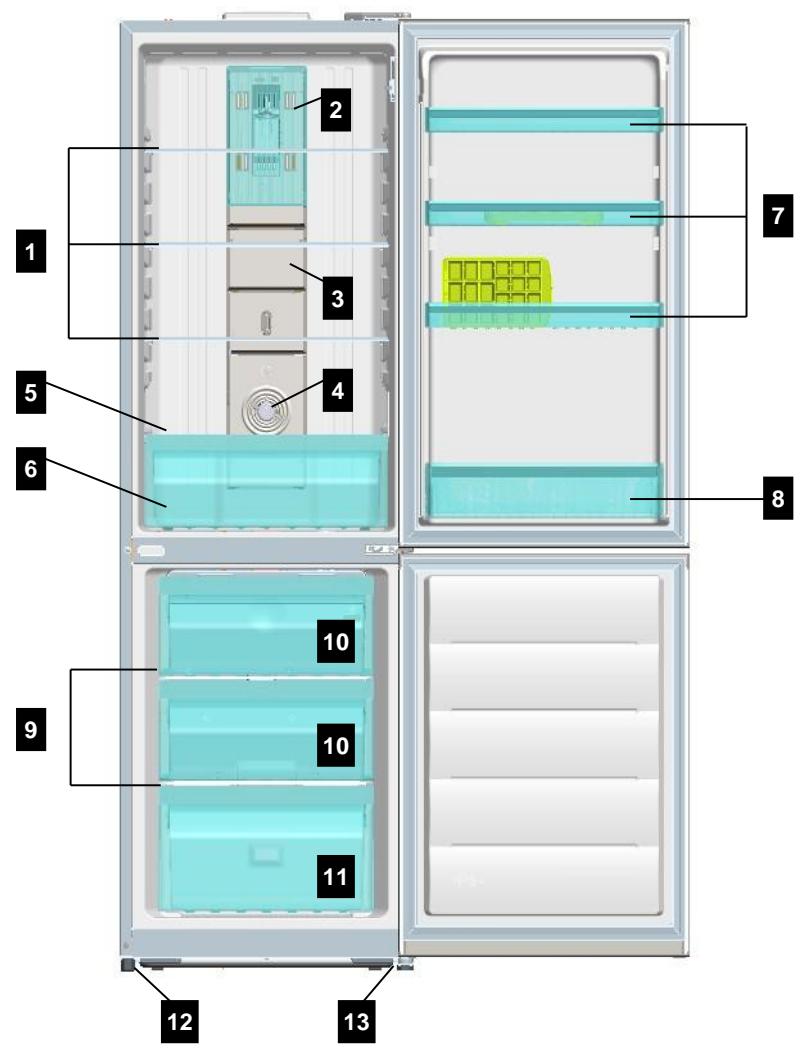 DAEWOO RN-361DS - 1-2. Interior Parts - 1