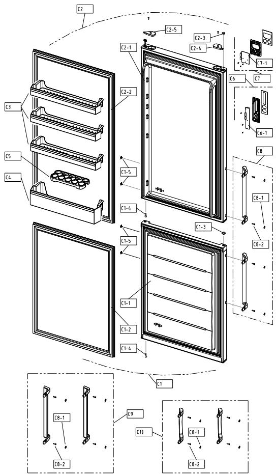 DAEWOO RN-361DS - 6.PART LIST - 2