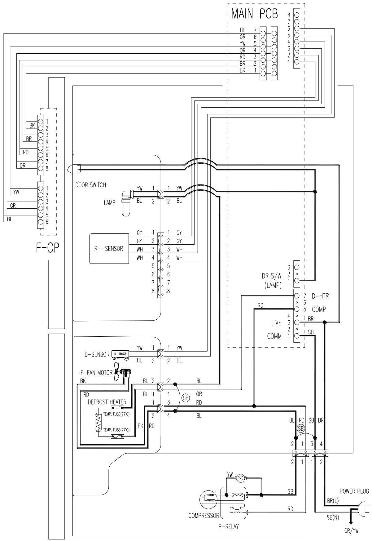 DAEWOO RN-361DS - 1-5. Temperature Diagram - 3