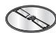 BOSCH MUM58235 - MUM58231 - Wende-Schneidscheibe - dick / Dunn - 1