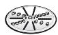 BOSCH MUM58235 - MUM58231 - Disque à raper réversible - épais / fin - 1