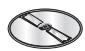 BOSCH MUM58235 - MUM58231 - Vende-skaereskive -tyk / tynd - 1