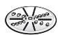BOSCH MUM58235 - MUM58231 - Reversible shredding disc - coarse / fine - 1