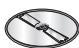 BOSCH MUM58235 - MUM58231 - Disque à découvert réversible - écais / mince - 1