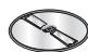 BOSCH MUM58235 - MUM58231 - Cevrilebilen kesme diski - kalin / ince - 1