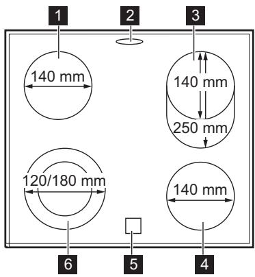 AEG-ELECTROLUX CCB56401BW - Configurația plitei de gătit - 1