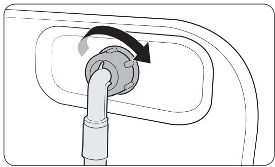 SAMSUNG WD90T984DSH - Raccordement à un robinet d'eau filtré - 2