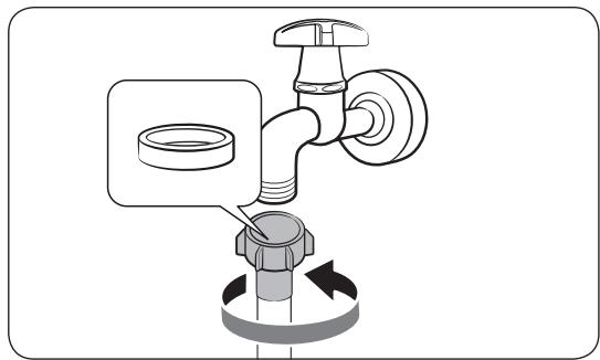 SAMSUNG WD90T984DSH - Raccordement à un robinet d'eau filtré - 1