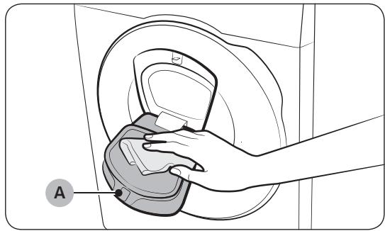 SAMSUNG WD90T984DSH - Hublot addwash (modèles applicables uniquement) - 1
