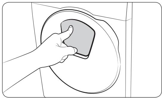 SAMSUNG WD90T984DSH - Hublot addwash (modèles applicables uniquement) - 1