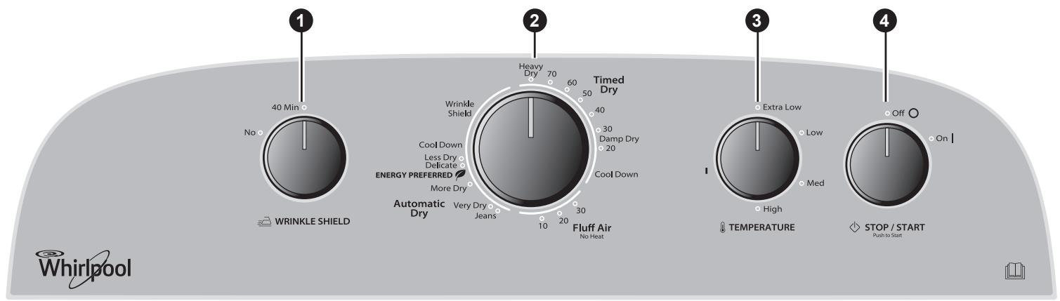 WHIRLPOOL 3LWED4705FW - 1