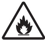 WHIRLPOOL 3LWED4705FW - WARNING - "Risk of Fire" - 1