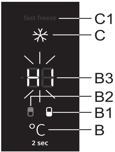GORENJE NRK86192X - ALARM VED FOR HØJ TEMPERATURE - 1