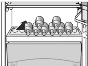 LIEBHERR SBS70I2 - Utiliser le range-bouteilles intégré - 1