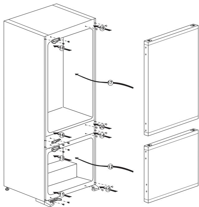 BEKO BCNA275K2S - Inversión de las puertas - 2