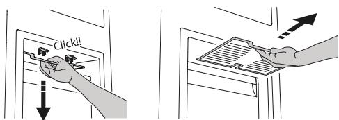 HOTPOINT BCB 7525 E C AA - Procedure de nettoyage de l'accessione antigivre - 3