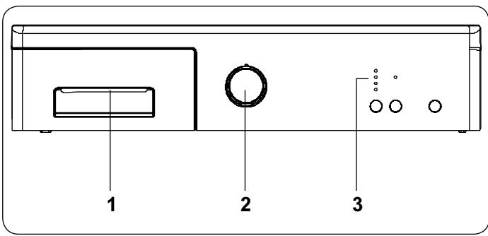 TELEFUNKEN LL 10 06 DW - PRÉSENTATION DU BANDEAU DE COMMANDES - 1