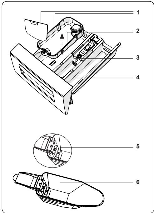 SHARP ESN FA 71 21 WD - Detergent Drawer - 2