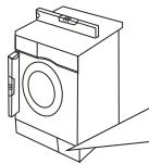 FAGOR FWM127W - Positionnement et calage du lave-linge - 4