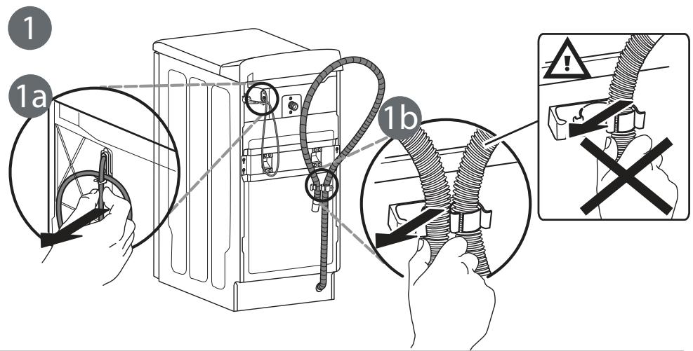 INDESIT BTWPS62400FRN - Récupérer un objet qui tombe entre le tambour et le caisson - 8