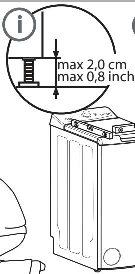 INDESIT BTWPS62400FRN - Récupérer un objet qui tombe entre le tambour et le caisson - 12
