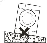 SHARP ESNFB914AWNA - Positionnement et calage du lave-linge - 1