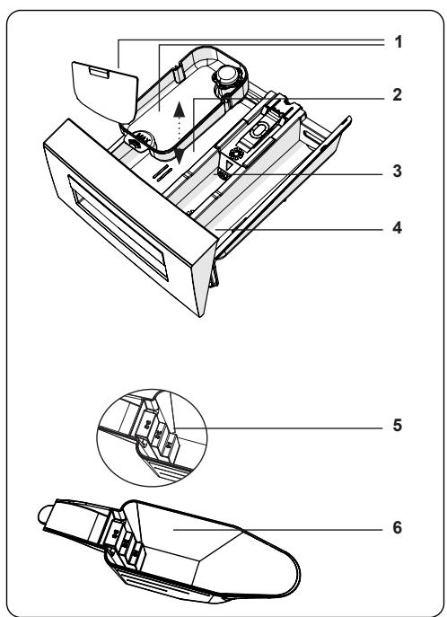 TELEFUNKEN TLL1410AWK - Tiroir à produits lessiviels - 2