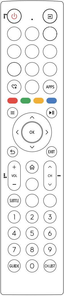HISENSE 55U6NQ - Touches de la télécommande - 1