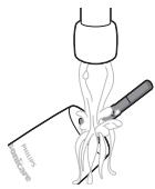 PHILIPS 4100 series - HX3681 - Handvat van tandenborstel - 1