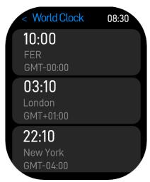 CRYSTALFIT SWA-190FC - Horloge Monde - 1