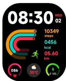 CRYSTALFIT SWA-190FC - Type d'horloge - 1