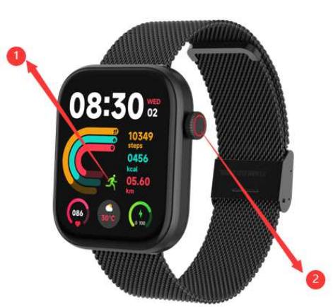 CRYSTALFIT SWA-190FC - Aperçu de la montre - 1