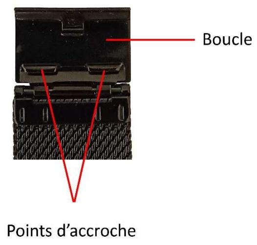 CRYSTALFIT SWA-190FC - Commentmettre la montre? - 2