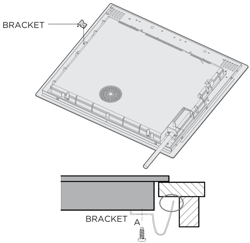BRANDT TI321B - Adjusting the bracket position - 1
