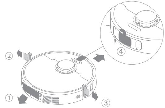 DREAME L10S PRO ULTRA HEAT - Remove the Protections - 1