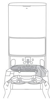 DREAME L10S PRO ULTRA HEAT - Pulizia della stazione base - 4