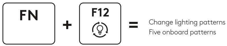 LOGITECH G413 TKL SE - LIGHTING PATTERNS - 1
