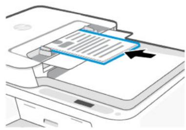 HP DESKJET 4230e - Chargement d'un original dans le chargeur de documents (certains modèles uniquement) - 5