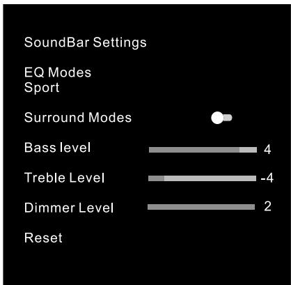 HISENSE HS3100 - Setting--sound--Soundbar Setting. - 1