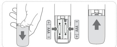 HISENSE HS5100 - Vyměna baterií v dákovém ovladači - 1