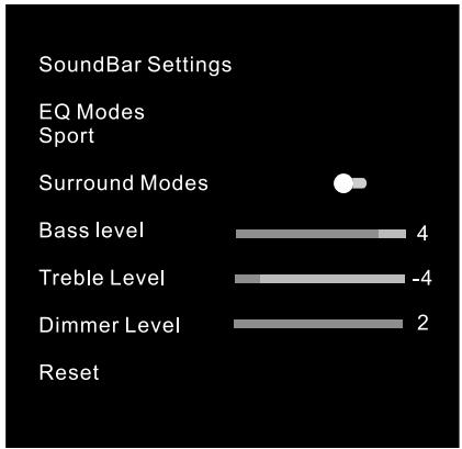 HISENSE HS5100 - Setting--sound--Soundbar Setting. - 1
