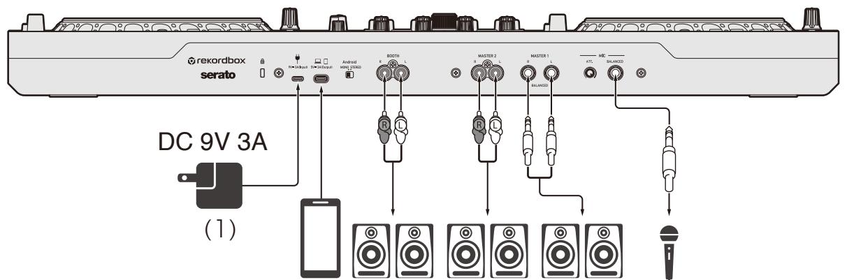 PIONEER USB DDJ-GRV6 - Pour un dispositif mobile - 1
