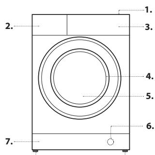 HOTPOINT NDB8635KFR - DESCRIPTION DU PRODUIT - 1