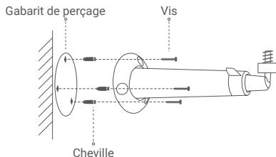 EZVIZ Modèle F charge USB-C - Installation du support - 1