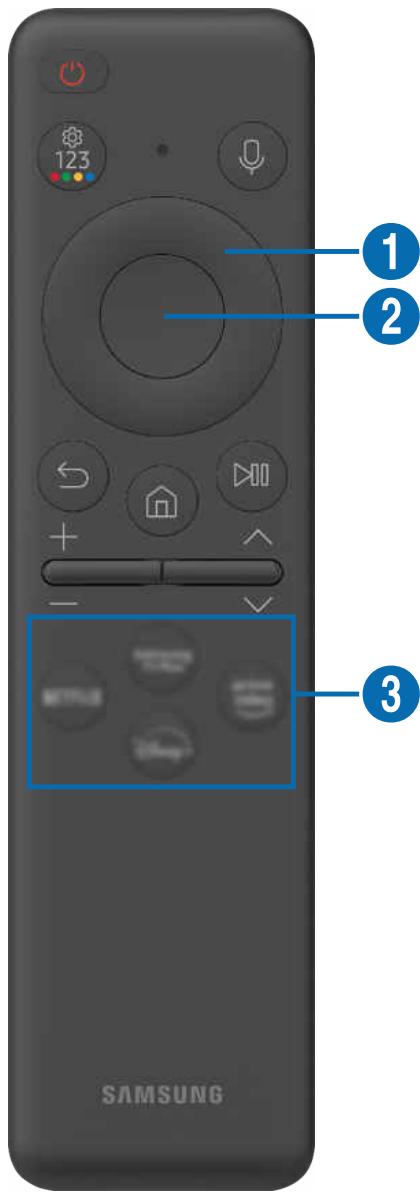 SAMSUNG Q65QE1D - À propos de Samsung Smart Remote (TV QLED/The Frame/ série S9*C/ série CU8/modèleCU77**) - 1