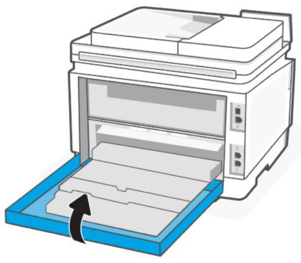 HP laser JET PRO 3302sdw - Élimination d'un bourrage papier dans le bac de sortie - 4