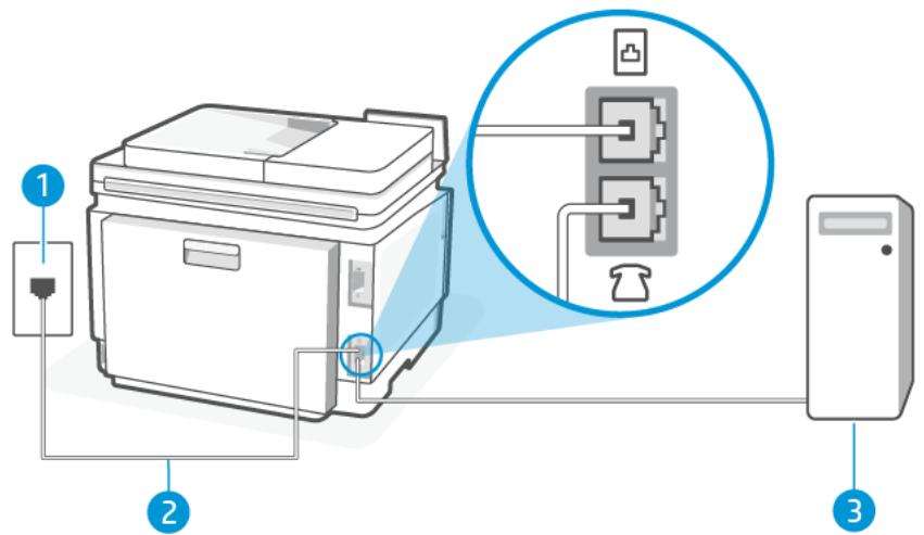 HP laser JET PRO 3302sdw - Configuration de l'imprimante avec un modem bas débit d'ordinateur - 1