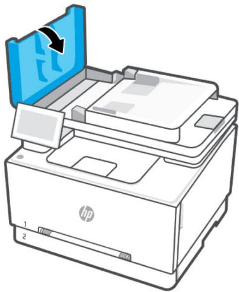 HP laser JET PRO 3302sdw - Élimination d'un bourrage papier dans le chargeur de documents - 3